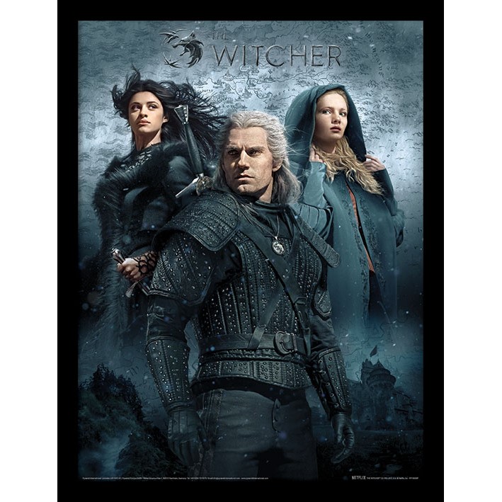 Obraz Zaklínač - Geralt, Yen a Ciri (Netflix)