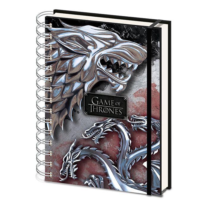 Zápisník Game of Thrones - Stark & Targaryen